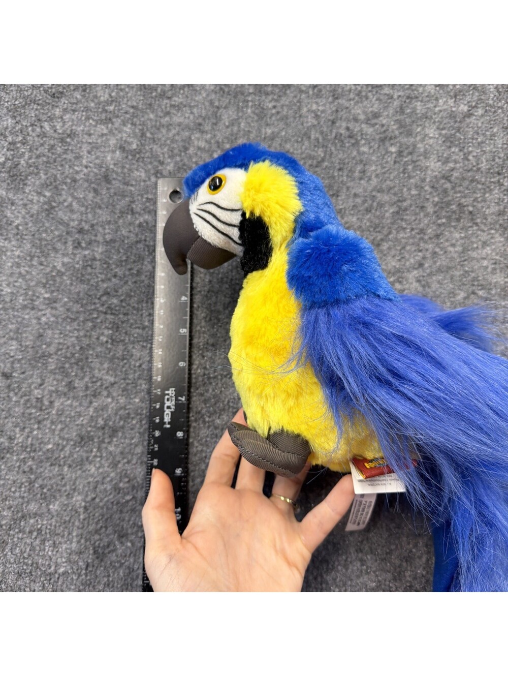 Adventure Planet Blue Macaw Parrot Plush 8 Inches